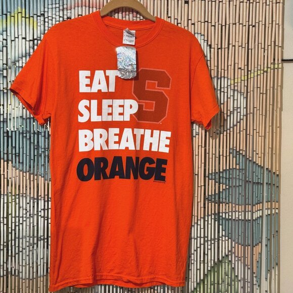 Gildan Syracuse Orange 100% Cotton T-Shirt, Officially Licensed, Orange, Small - Picture 1 of 10